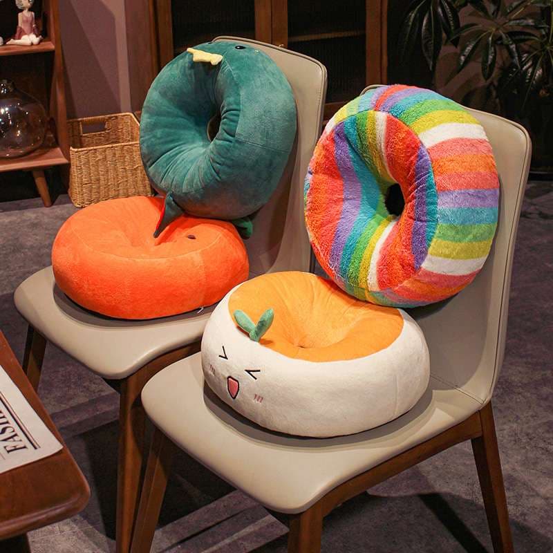 クッション フルーツ型座り心地クッション