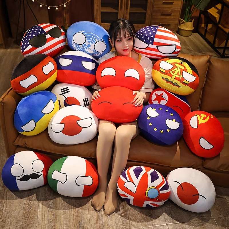 クッション 国旗擬人化もちもちクッション