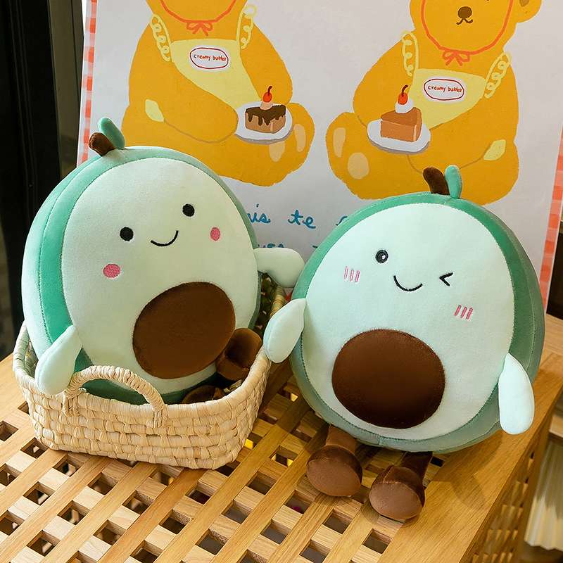 クッション アボカド型ぬいぐるみクッション