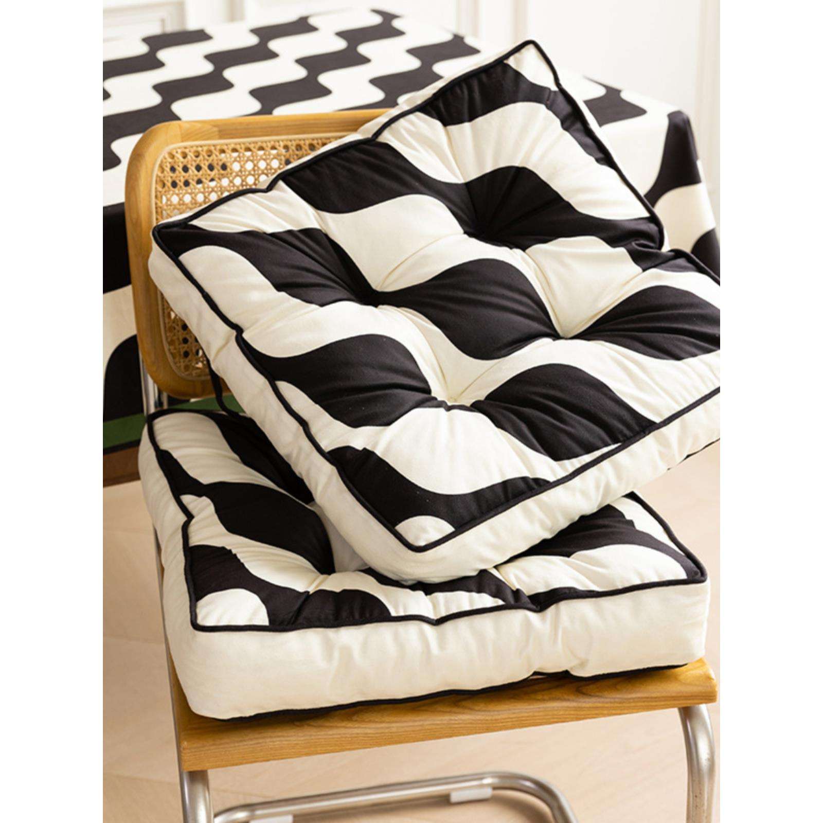 クッション レトロモダン籐編み椅子用クッション
