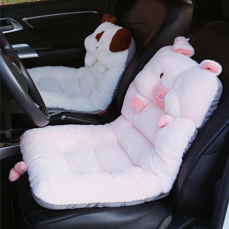クッション クッション ふわもこアニマル車用シートカバー