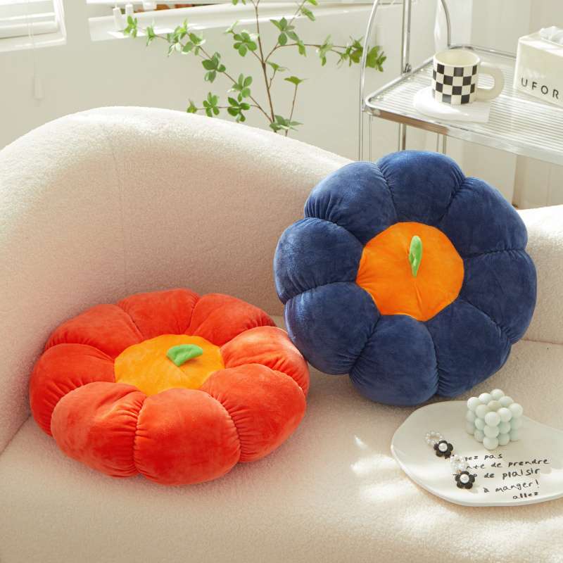 クッション かぼちゃ型花びらクッション