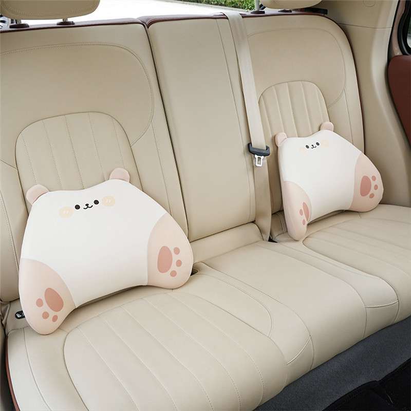 クッション かわいい動物型カーシートクッション