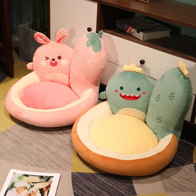 クッション クッション ゆるかわ動物キャラクター座椅子