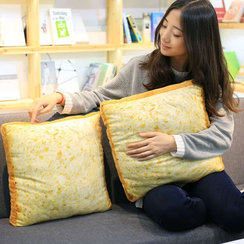クッション クッション トーストパン型ふわもち座布団