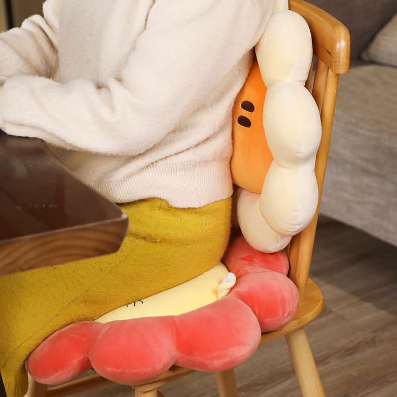 クッション お花型キャラクタークッション