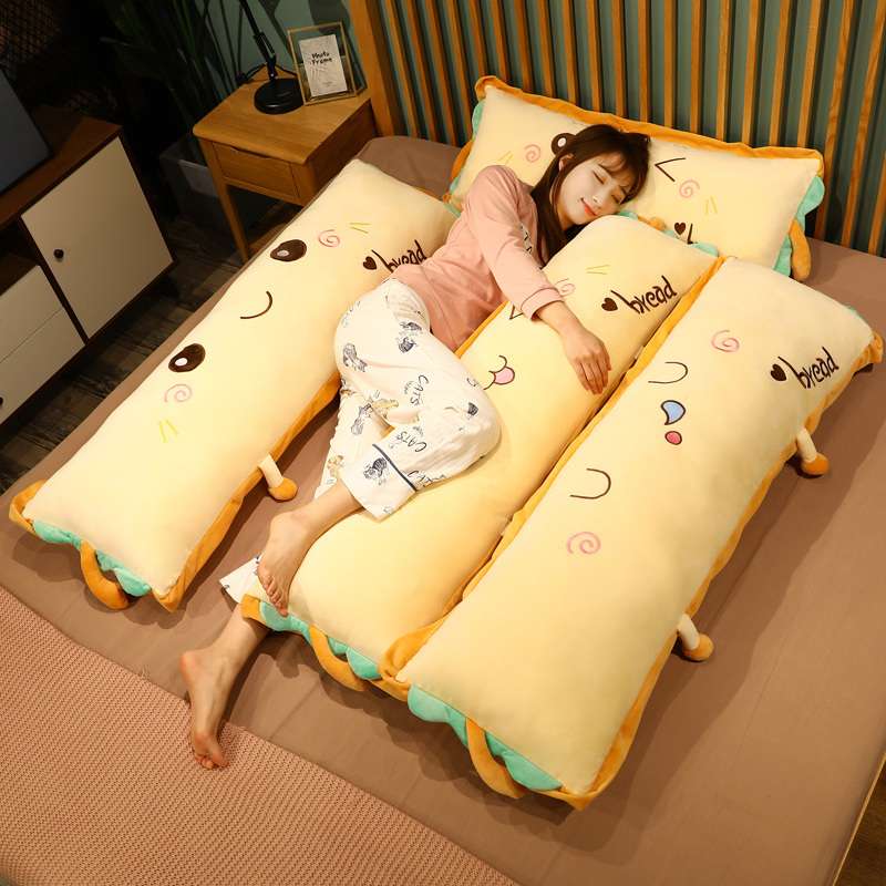 クッション パン型ゆる顔ロングクッション