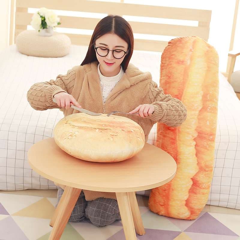 クッション ふわふわパン型巨大クッション