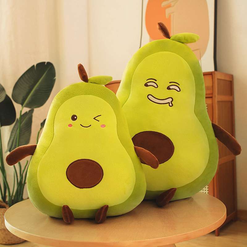 クッション アボカドの笑顔クッション抱き枕