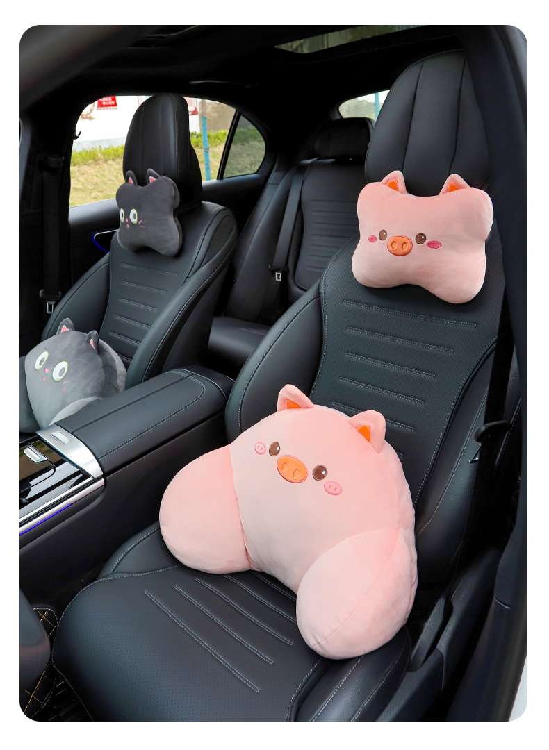 クッション 動物型車内用クッションセット