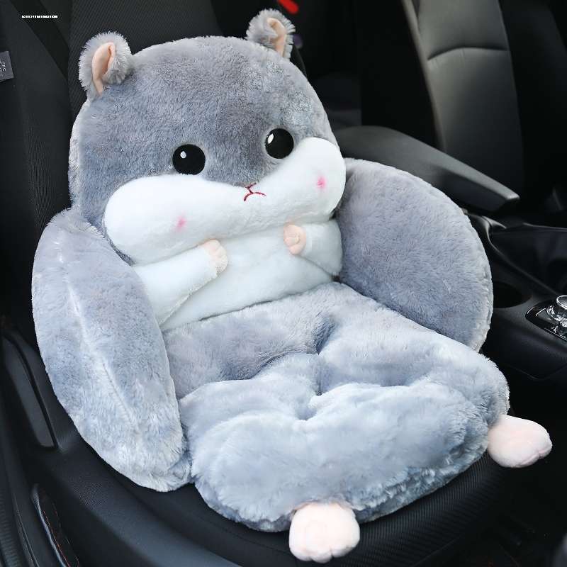 クッション モフモフ動物型車内クッション