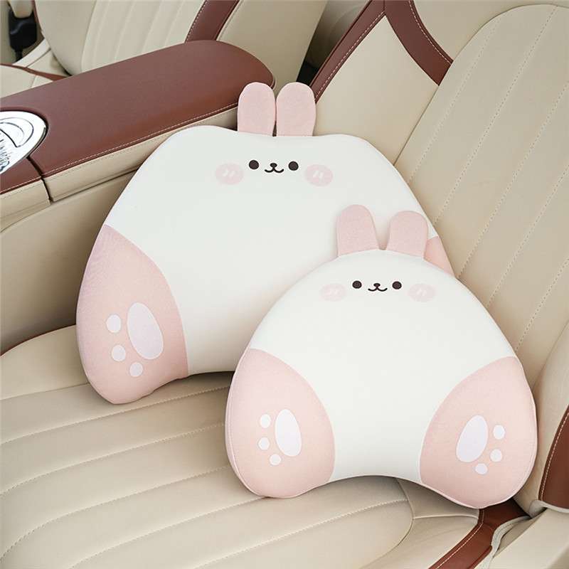 クッション かわいい動物型カーシートクッション
