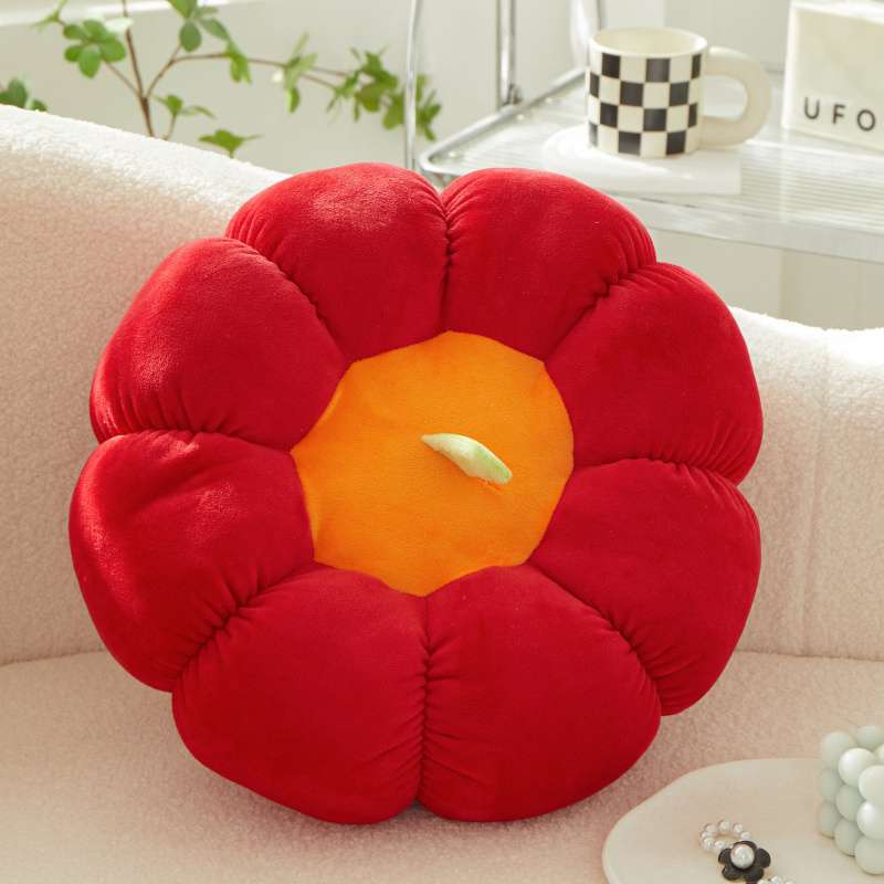 クッション かぼちゃ型花びらクッション