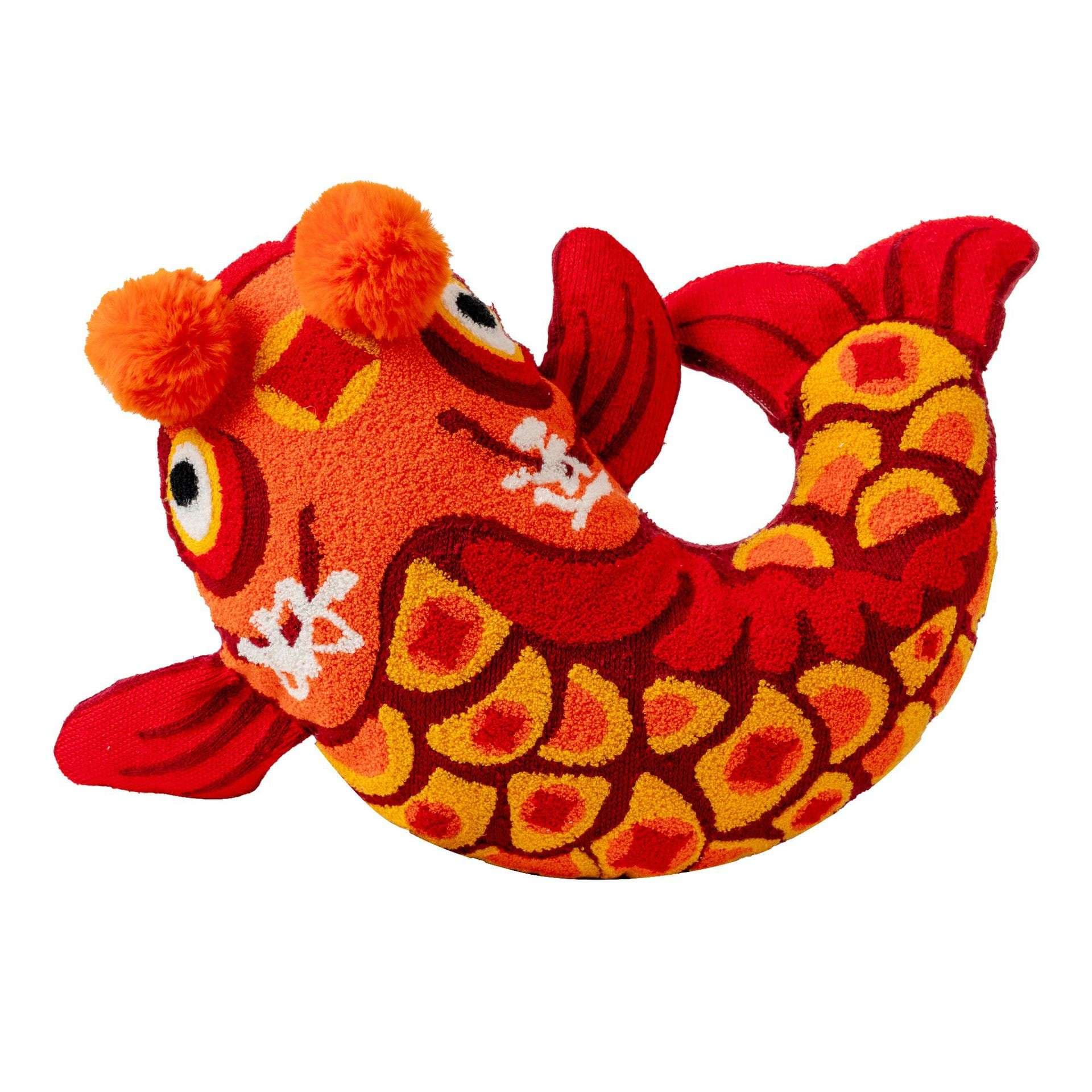 クッション 祝福招福セット 獅子舞&財神&鯉クッション