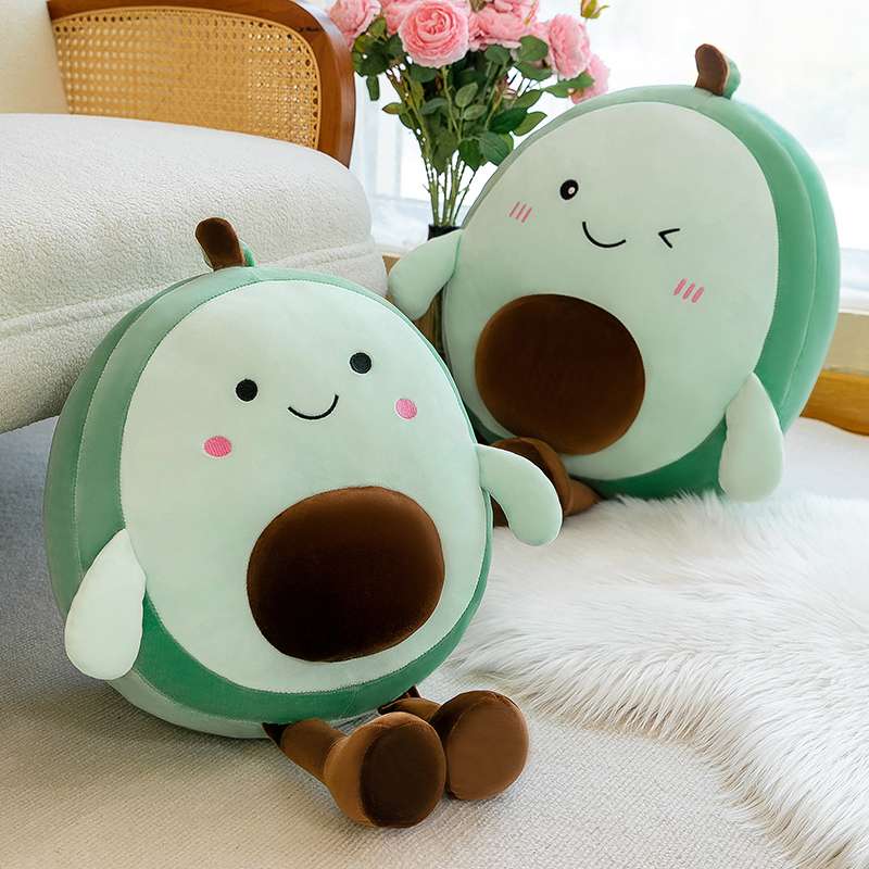 クッション アボカド型ぬいぐるみクッション