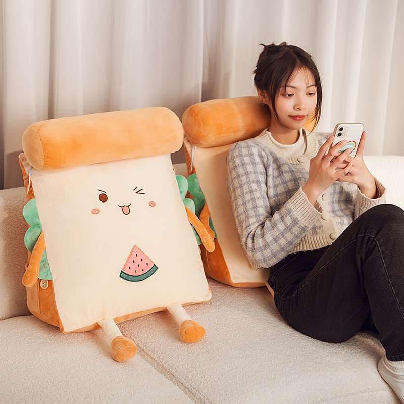 クッション クッション おやすみサンドイッチ抱き枕