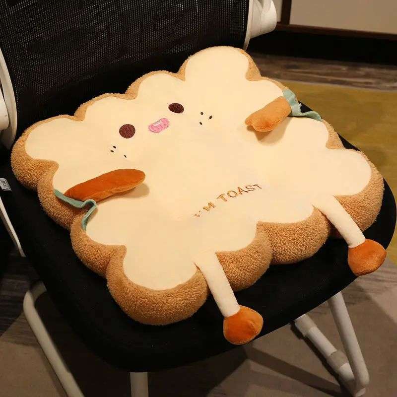 クッション トースト型ふわもち座布団クッション