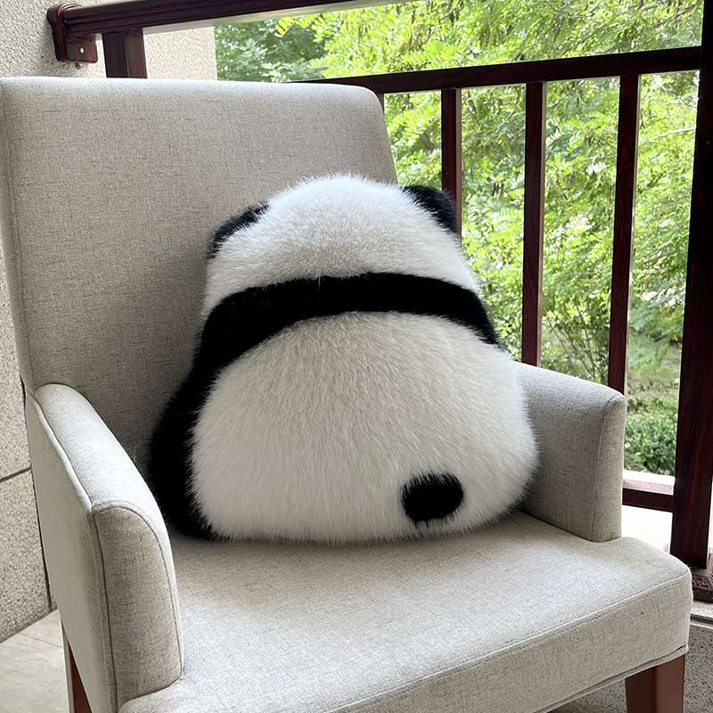 クッション もちもちパンダのぬいぐるみクッション