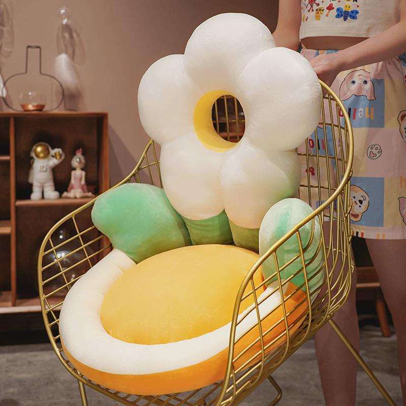 クッション お花モチーフのかわいいクッション椅子