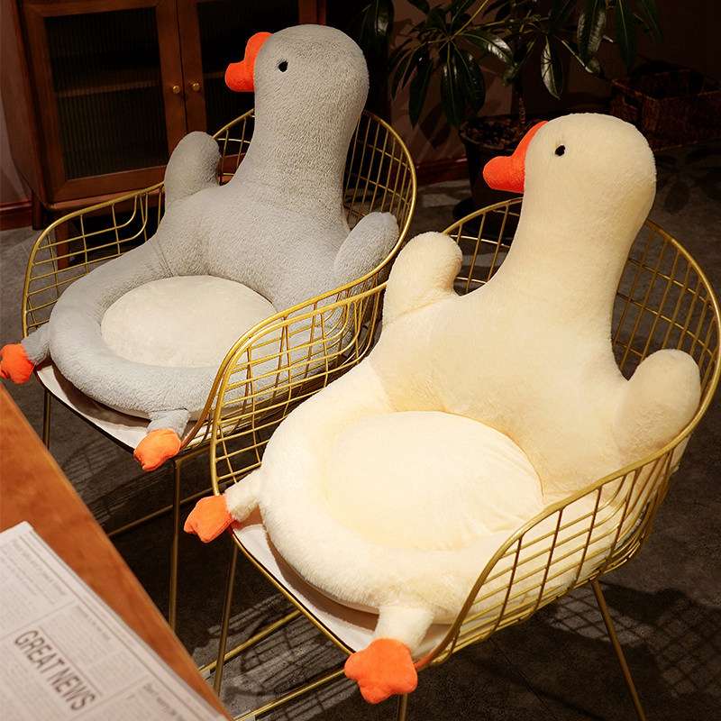 クッション アヒル型ぬいぐるみクッション座椅子