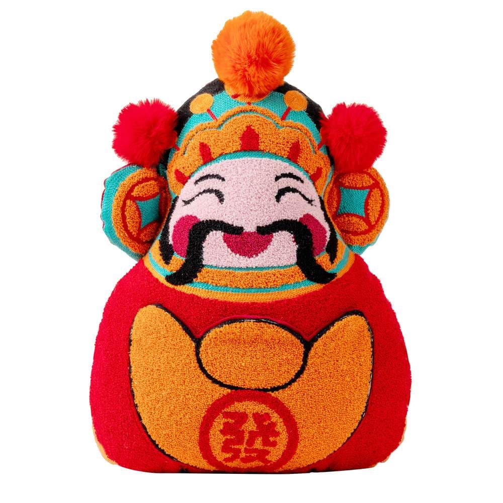 クッション 祝福招福セット 獅子舞&財神&鯉クッション
