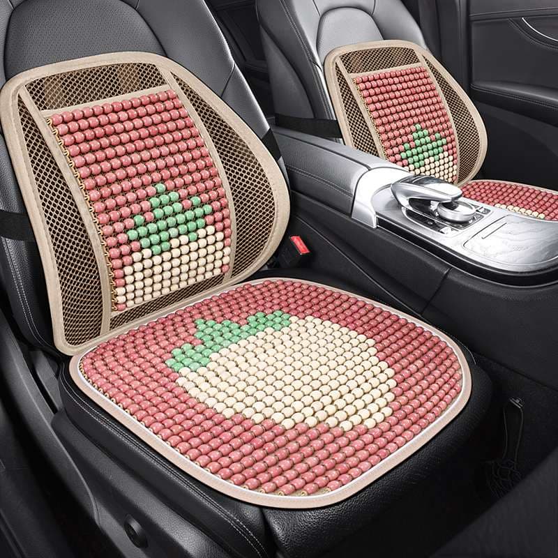 クッション 車用マッサージビーズクッションセット