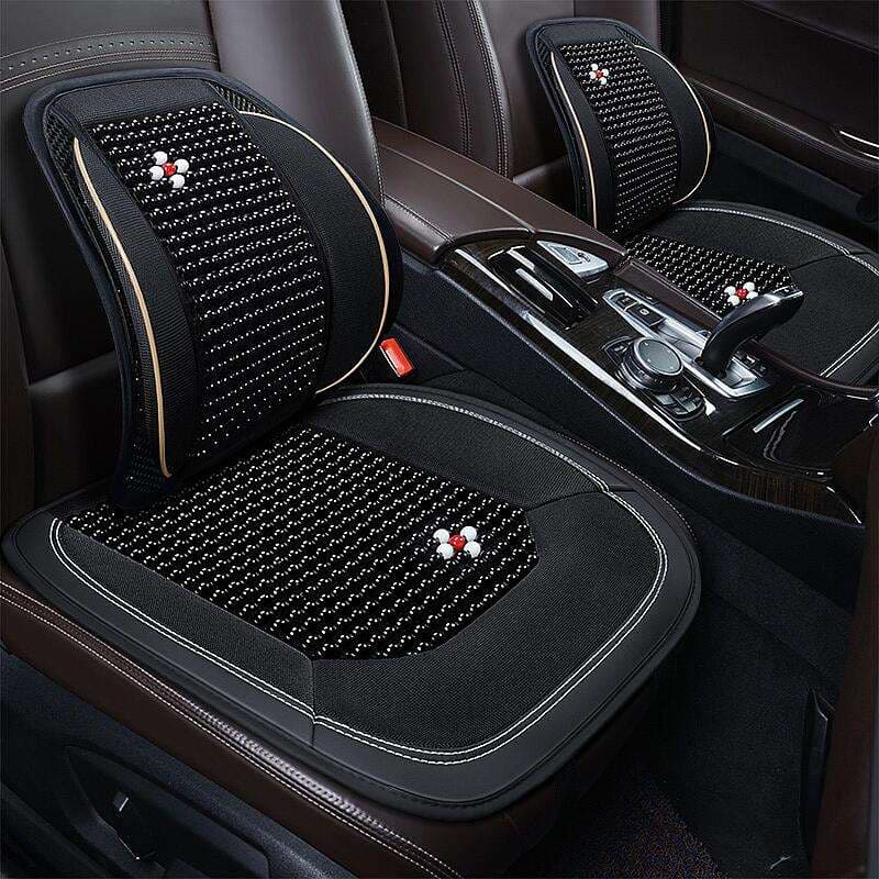 クッション 車用マッサージビーズクッションセット