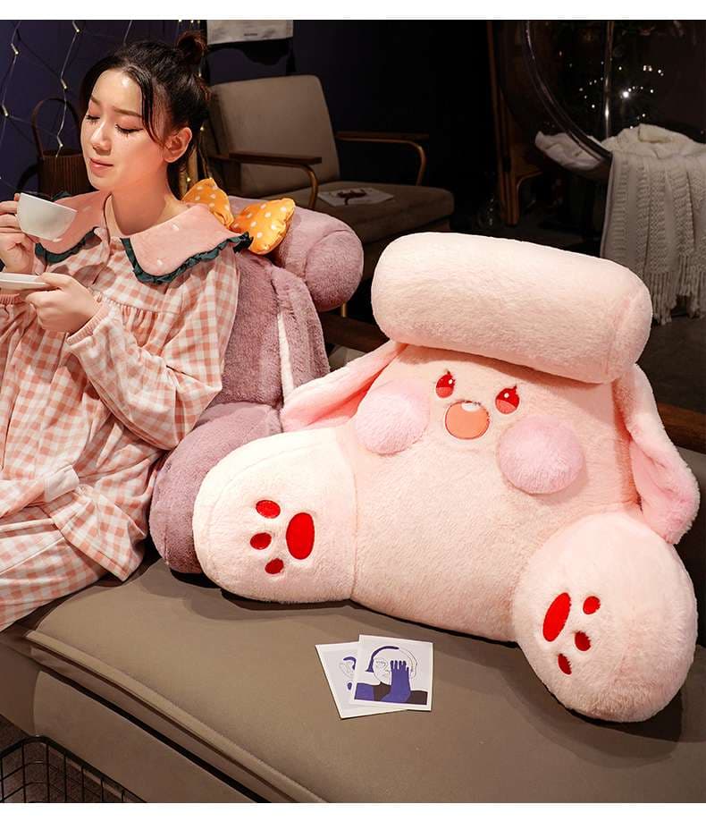 クッション クッション もちもちウサギ型抱き枕