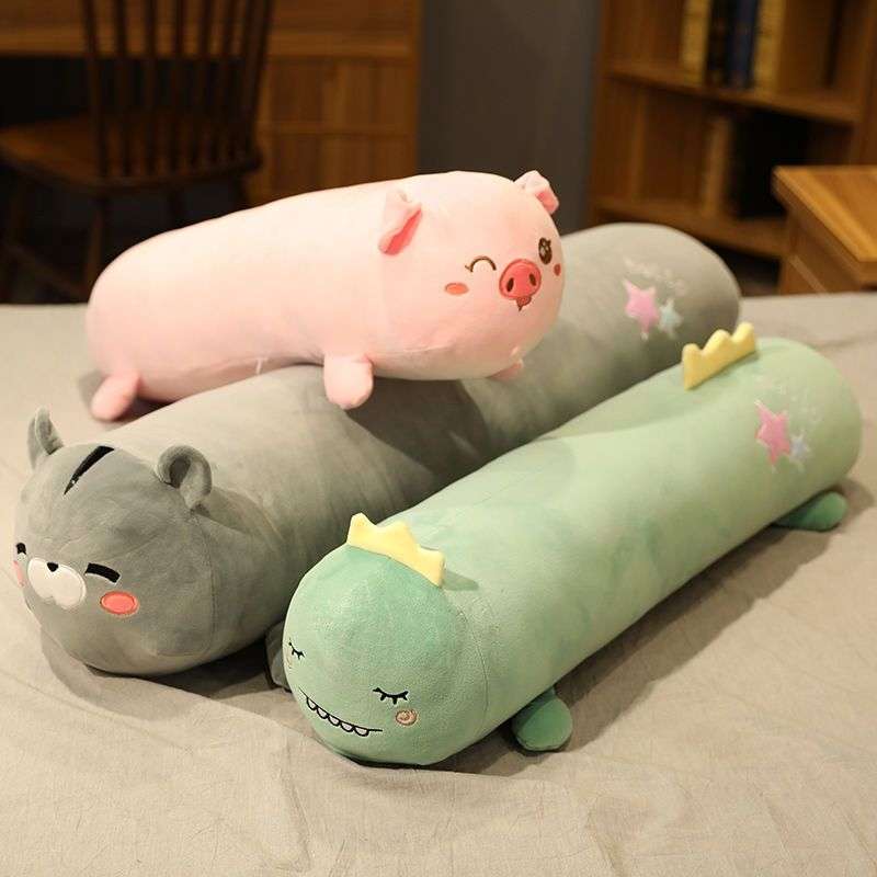 クッション 動物型抱き枕ロングクッション