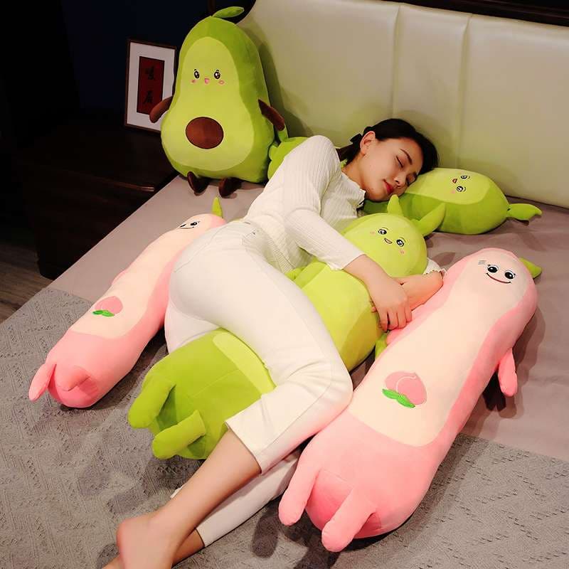 クッション アボカドの笑顔クッション抱き枕