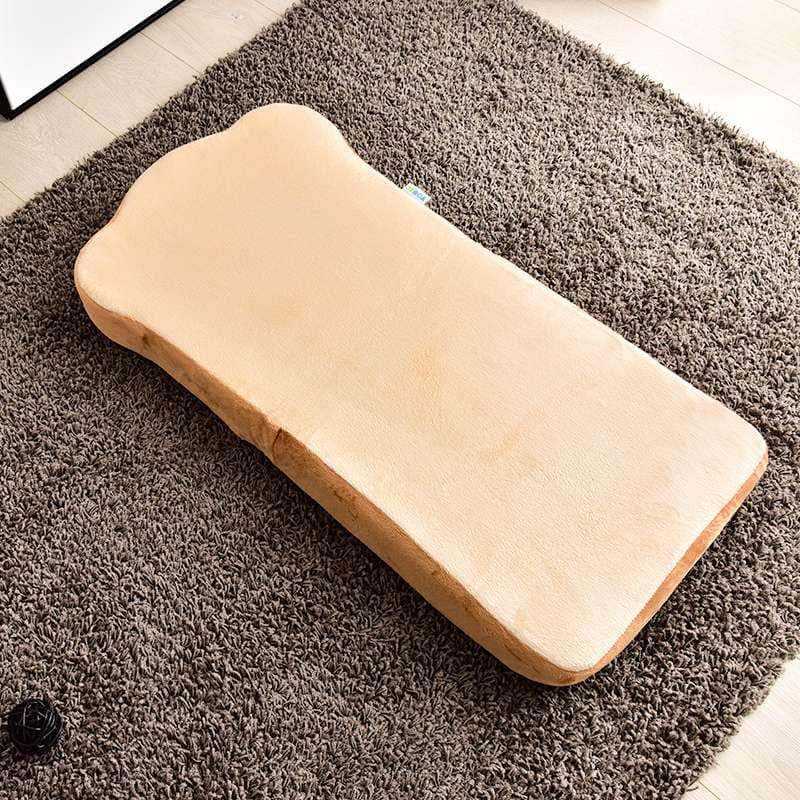 クッション クッション トースト型ふわもこ座椅子