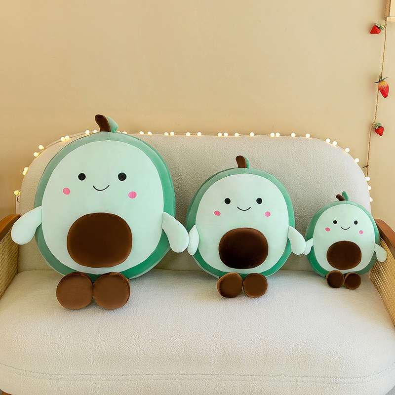 クッション アボカド型ぬいぐるみクッション