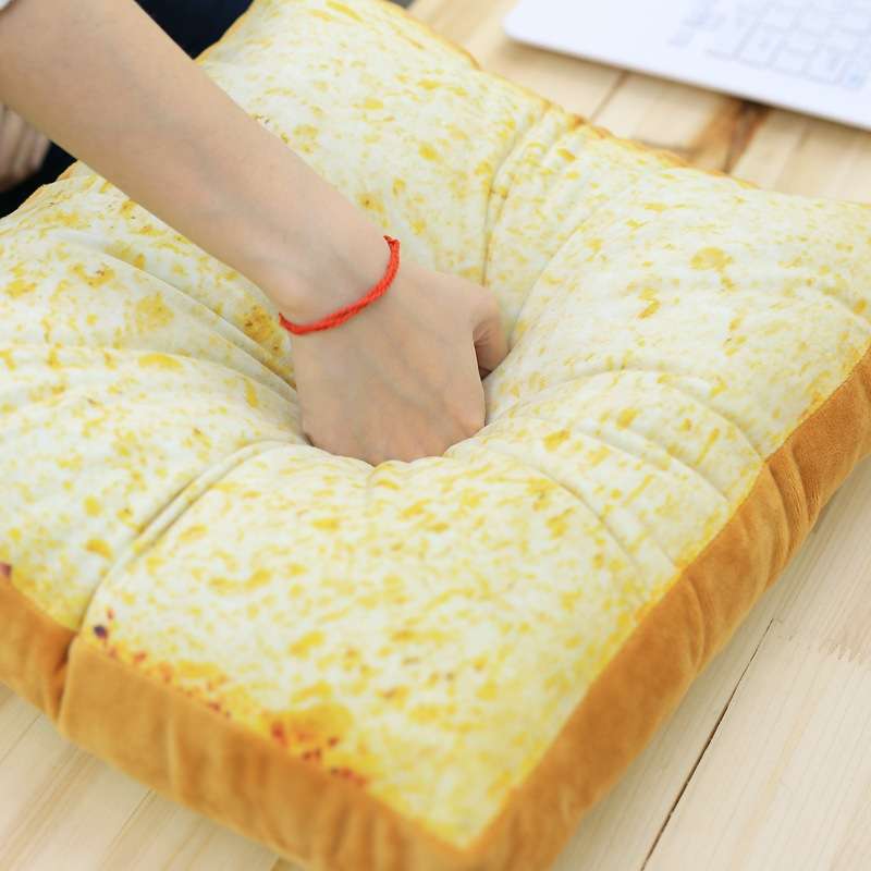 クッション クッション トーストパン型ふわもち座布団