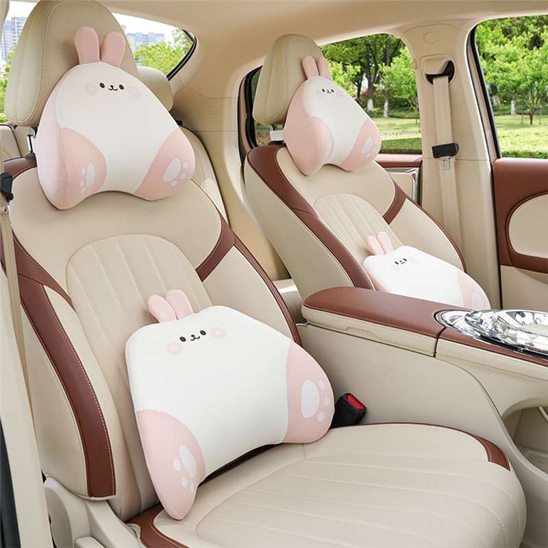 クッション かわいい動物型カーシートクッション