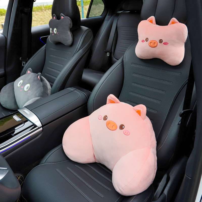 クッション 動物型車内用クッションセット